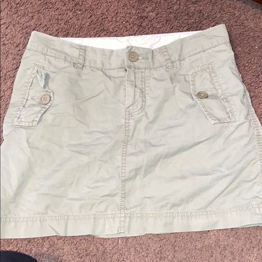 A mini skirt